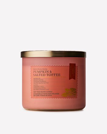 Pumpkin & Salted Toffee 3-Wick Candle 3-Wick Candle