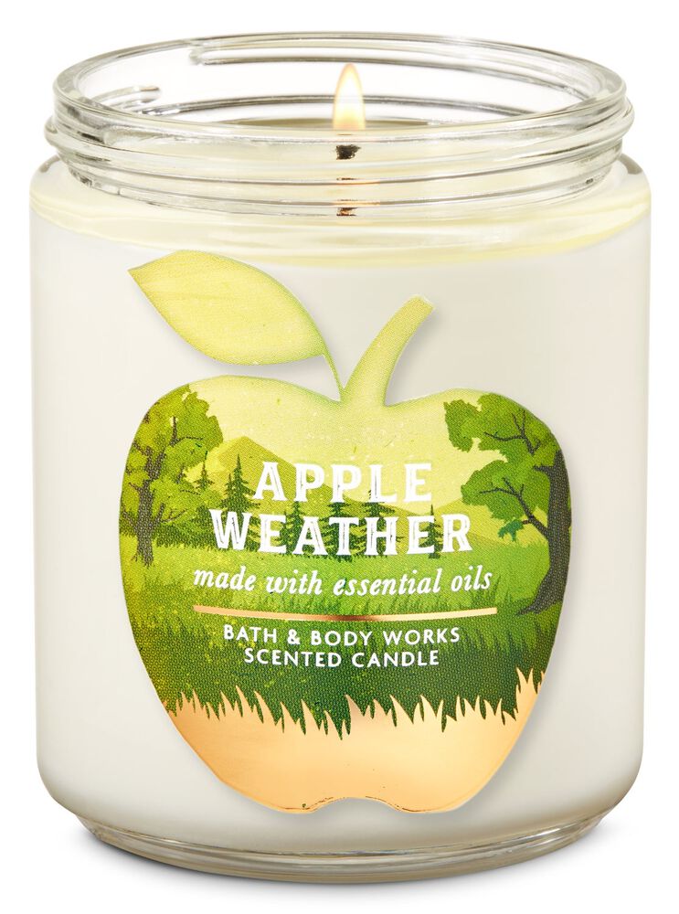Apple Weather Single Wick Candle Single Wick Candle