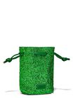Green Tinsel Cinch Reusable Mini Gift Bag image number null