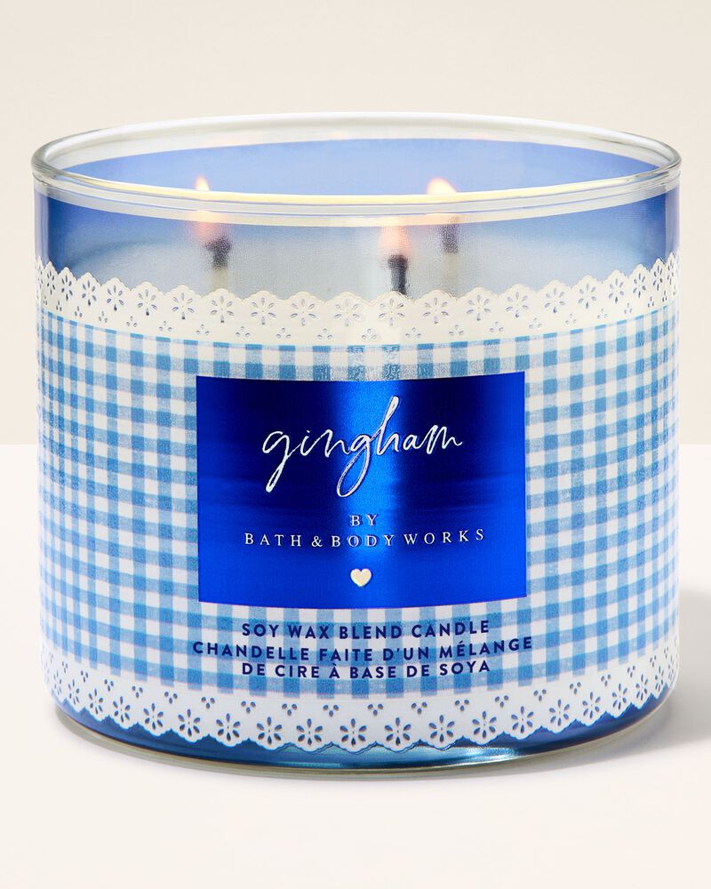 Gingham 3-Wick Candle 3-Wick Candle