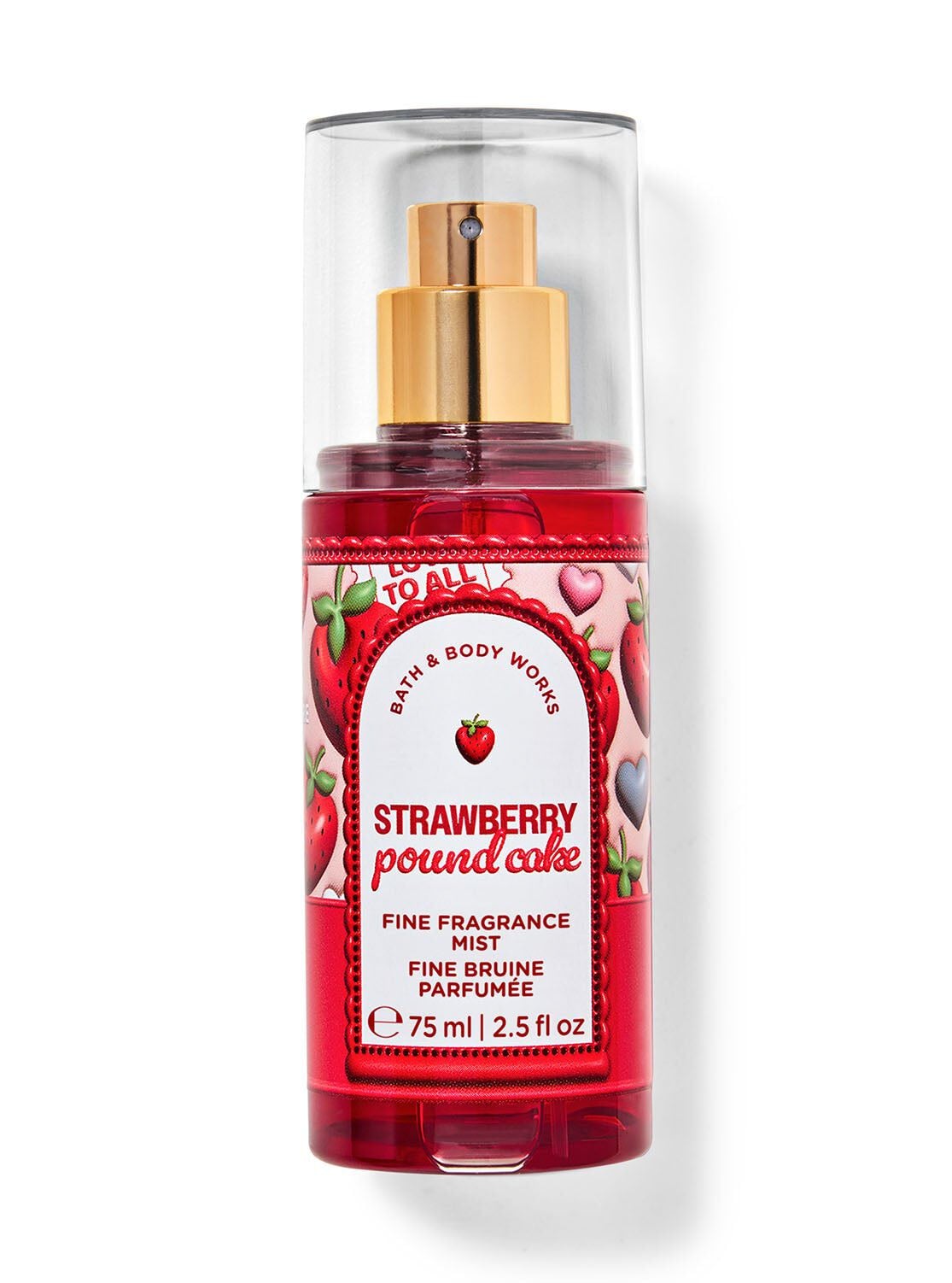 Shop Strawberry Pound Cake Travel Size Fine Fragrance Mist | Bath