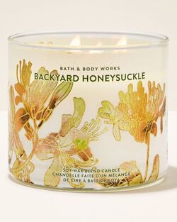 Backyard Honeysuckle 3-Wick Candle image number null