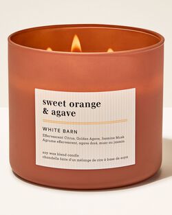 Sweet Orange & Agave 3-Wick Candle image number null