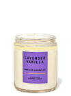 Lavender Vanilla Single Wick Candle image number null