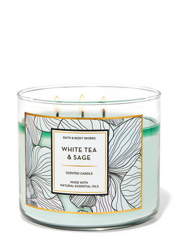 White Tea & Sage 3-Wick Candle 3-Wick Candle