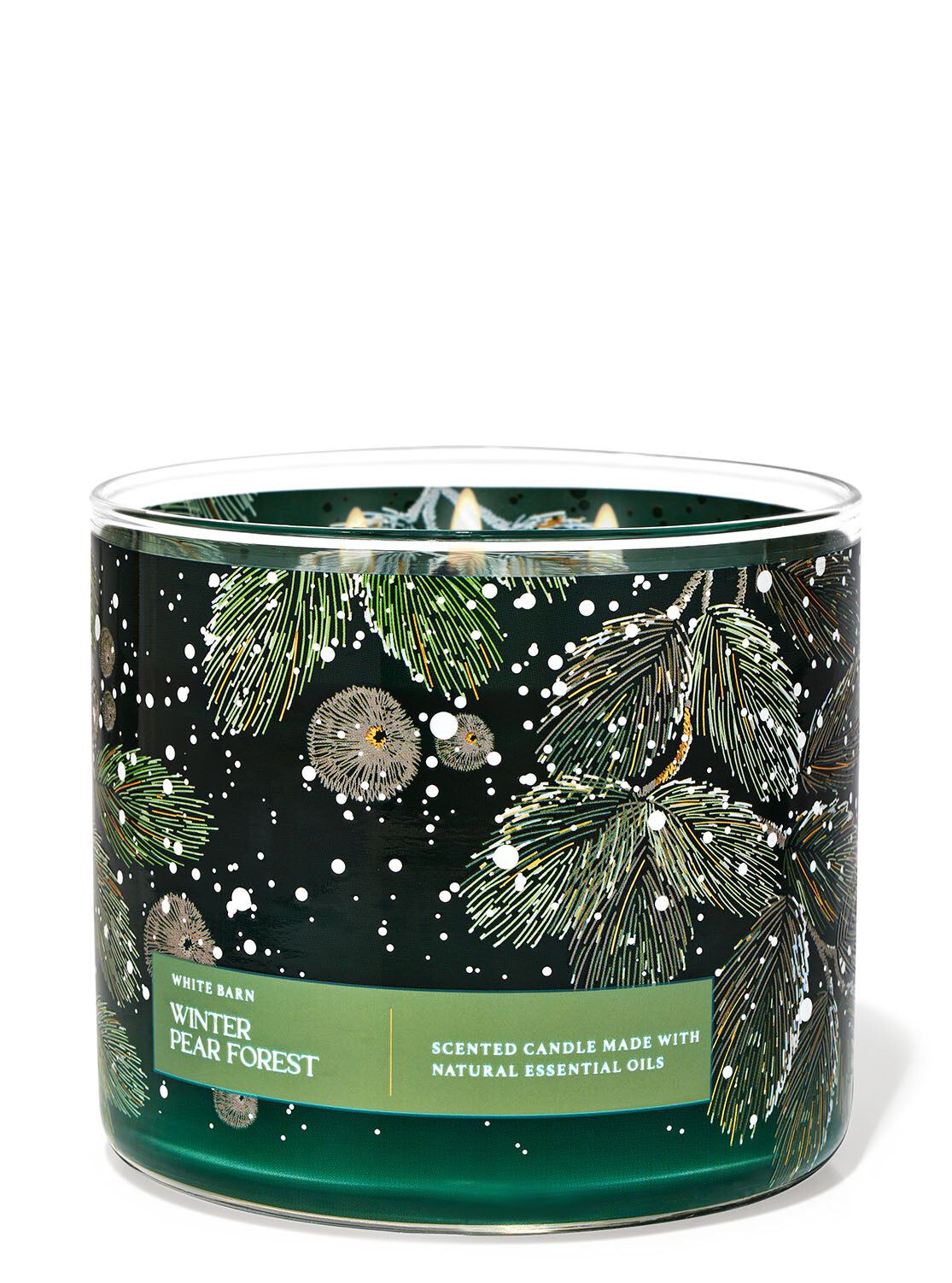 Buy Winter Pear Forest 3-Wick Candle Online | Bath & Body Works Singapore
