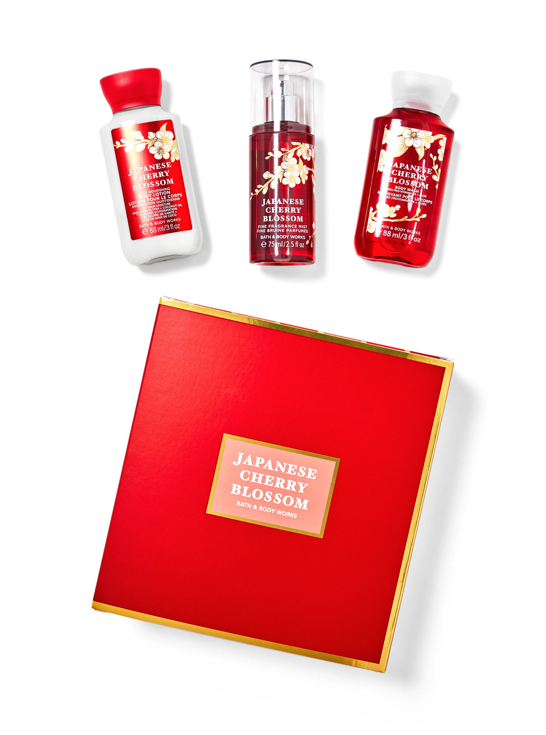 Shop Japanese Cherry Blossom Mini Gift Box Set | Bath & Body Works
