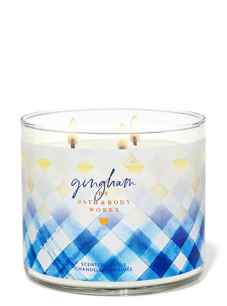 Gingham 3-Wick Candle 3-Wick Candle