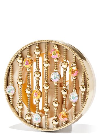 Crystal Beads Vent Clip Car Fragrance Holder