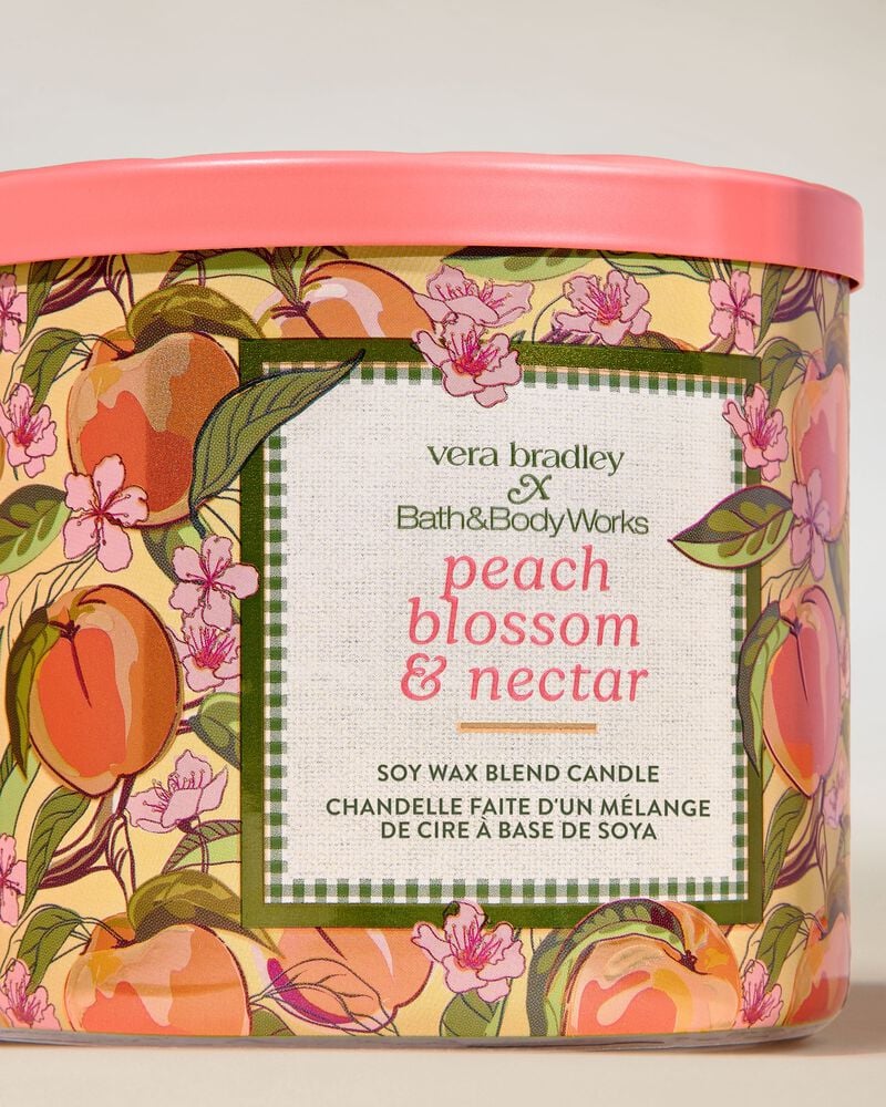 Peach Blossom & Nectar 3-Wick Candle 3-Wick Candle