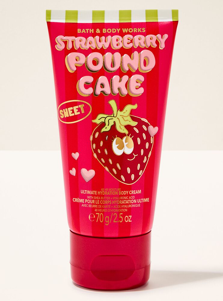 Strawberry Pound Cake Travel Size Ultimate Hydration Body Cream Travel Size Ultimate Hydration Body Cream