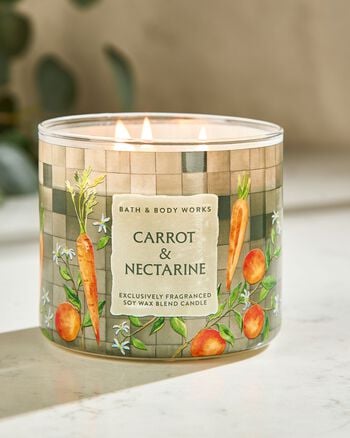 Carrot & Nectarine 3-Wick Candle 3-Wick Candle