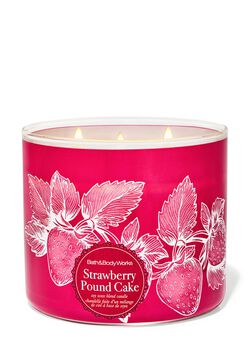 Strawberry Pound Cake 3-Wick Candle Strawberry Pound Cake 3-Wick Candle
