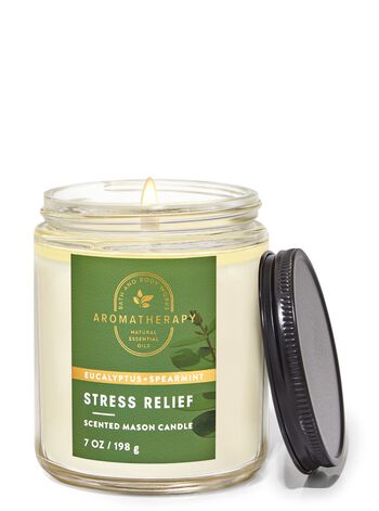 Eucalyptus Spearmint Mason Single Wick Candle Single Wick Candle