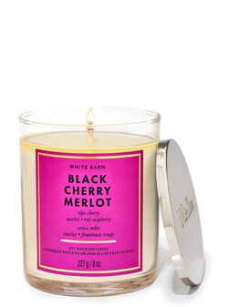 Black Cherry Merlot Single Wick Candle Black Cherry Merlot Single Wick Candle