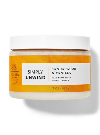 Sandalwood Vanilla Salt Body Scrub Salt Body Scrub