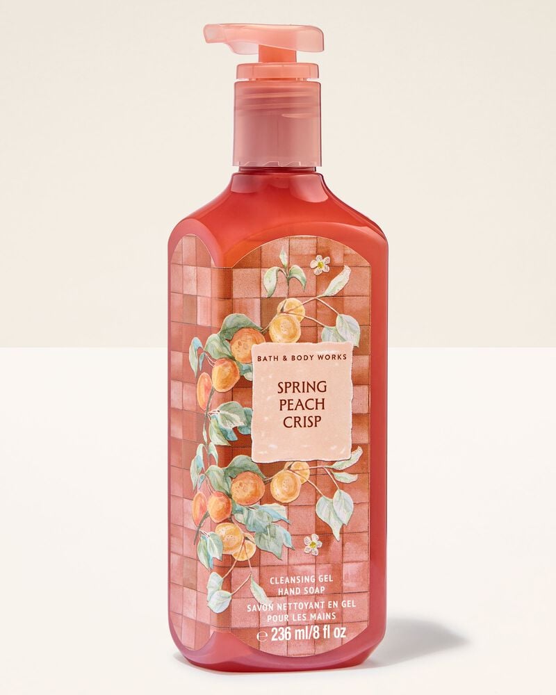 Spring Peach Crisp Cleansing Gel Hand Soap Cleansing Gel Hand Soap