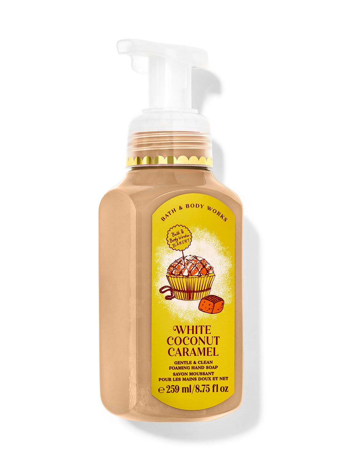 Shop White Coconut Caramel Gentle & Clean Foaming Hand Soap | Bath