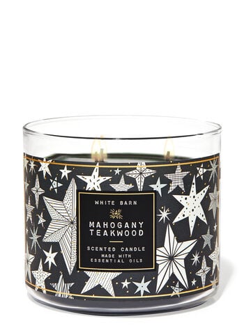 Mahogany Teakwood 3-Wick Candle 3-Wick Candle