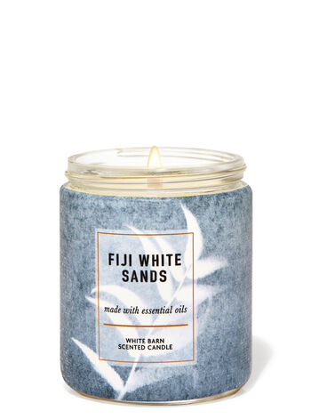 Fiji White Sands Single Wick Candle Single Wick Candle
