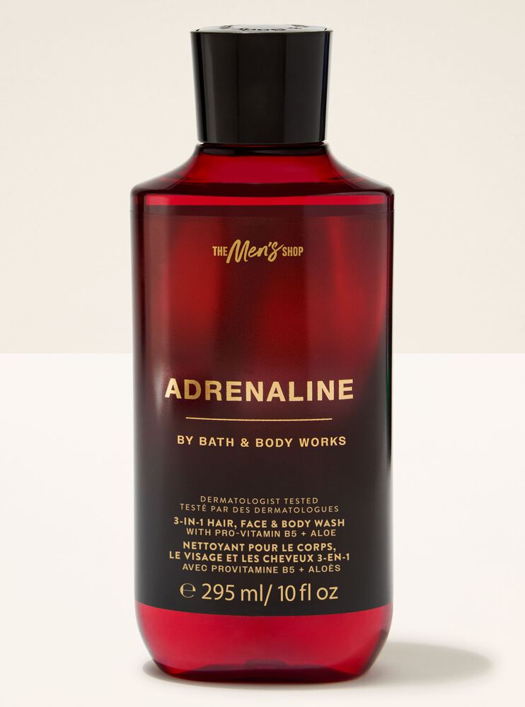 Adrenaline 3-in-1 Hair, Face & Body Wash 3-in-1 Hair, Face & Body Wash
