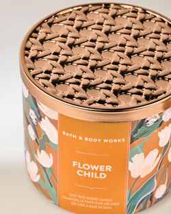 Flowerchild 3-Wick Candle image number null