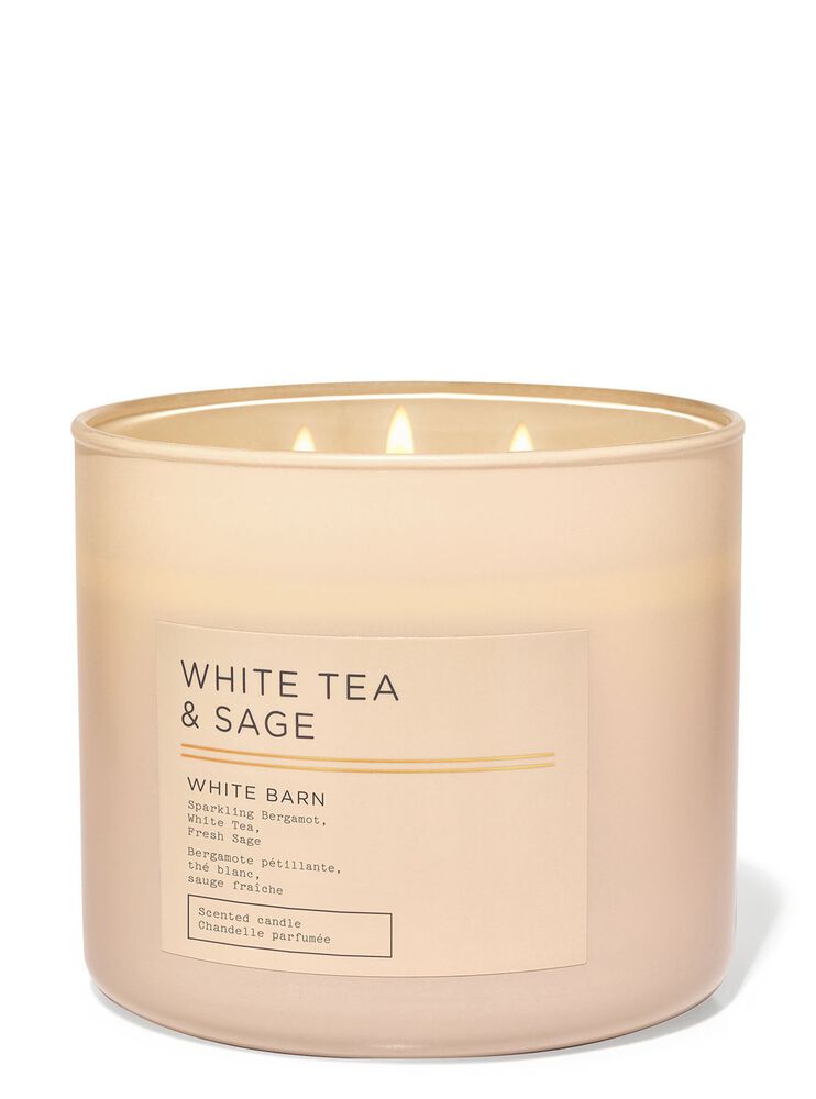 White Tea & Sage 3-Wick Candle 3-Wick Candle