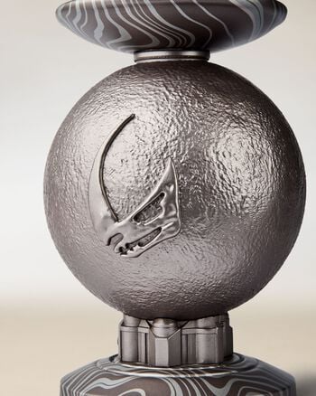 The Mandalorian Light-Up Pedestal 3-Wick Candle Holder 3-Wick Candle Holder