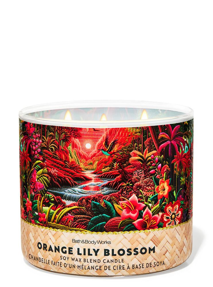 Orange Lily Blossom 3-Wick Candle 3-Wick Candle