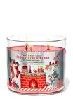 Snowy Peach Berry 3-Wick Candle image number null