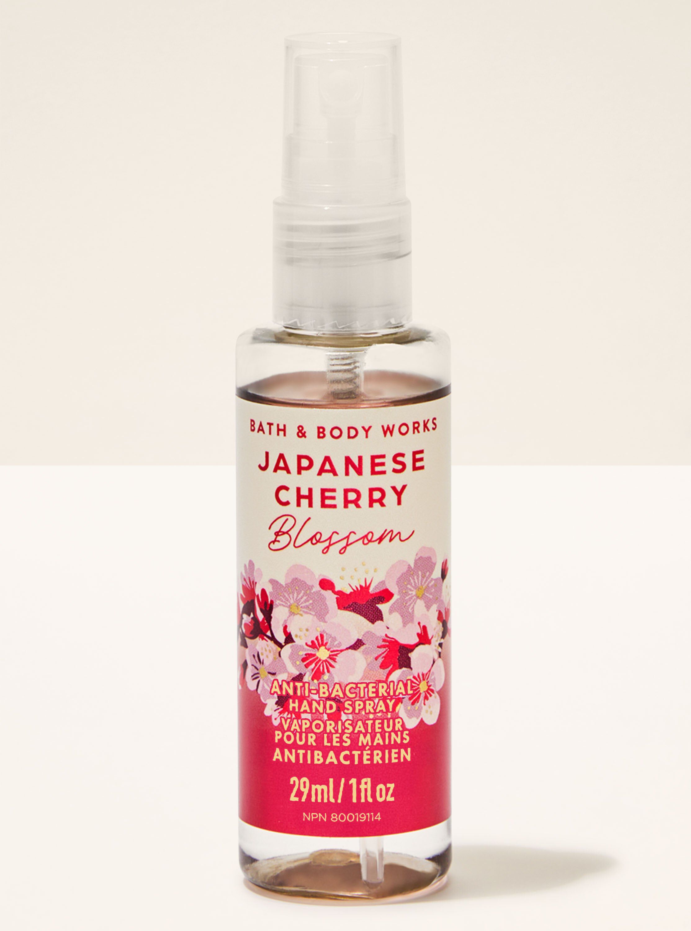 Shop Japanese Cherry Blossom Hand Sanitizer Spray | Bath & Body