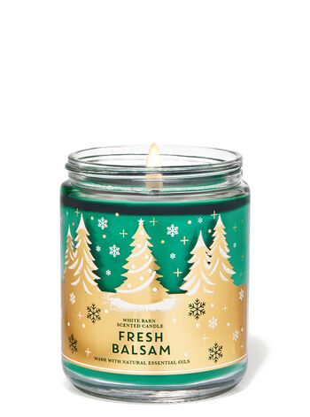 Fresh Balsam Single Wick Candle Single Wick Candle