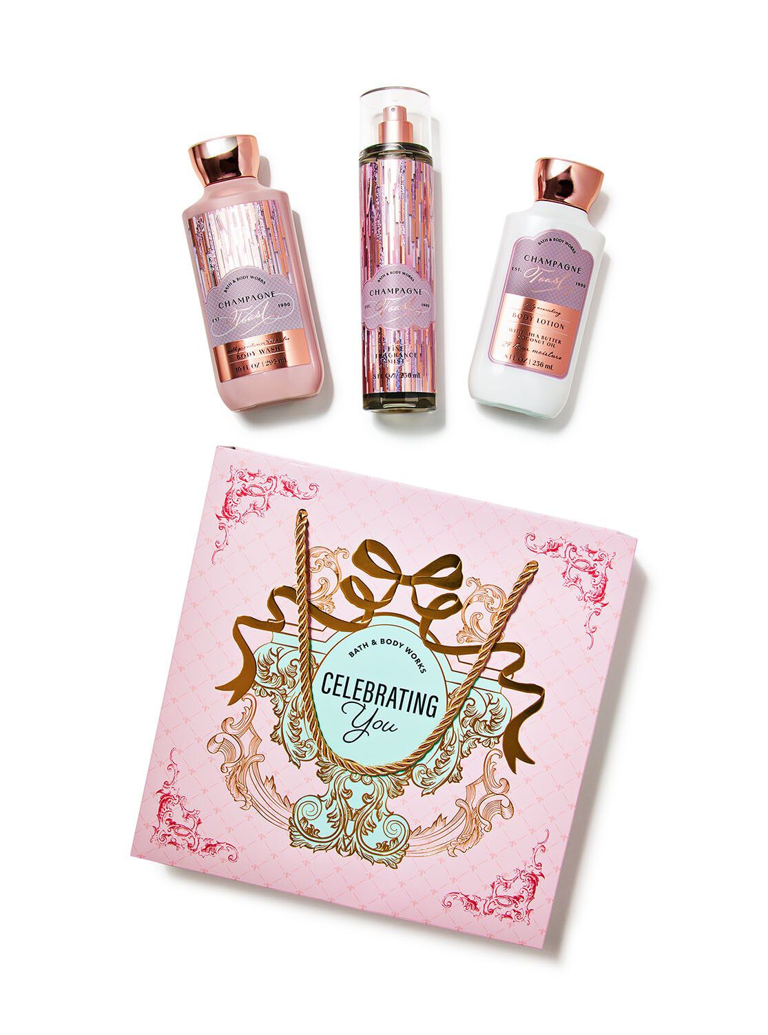 Shop Champagne Toast Gift Box Set | SG Bath & Body Works