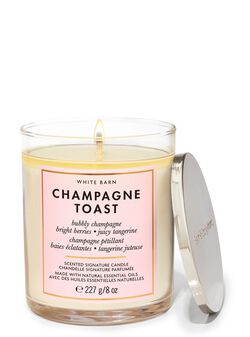 Champagne Toast Signature Single Wick Candle Champagne Toast Signature Single Wick Candle