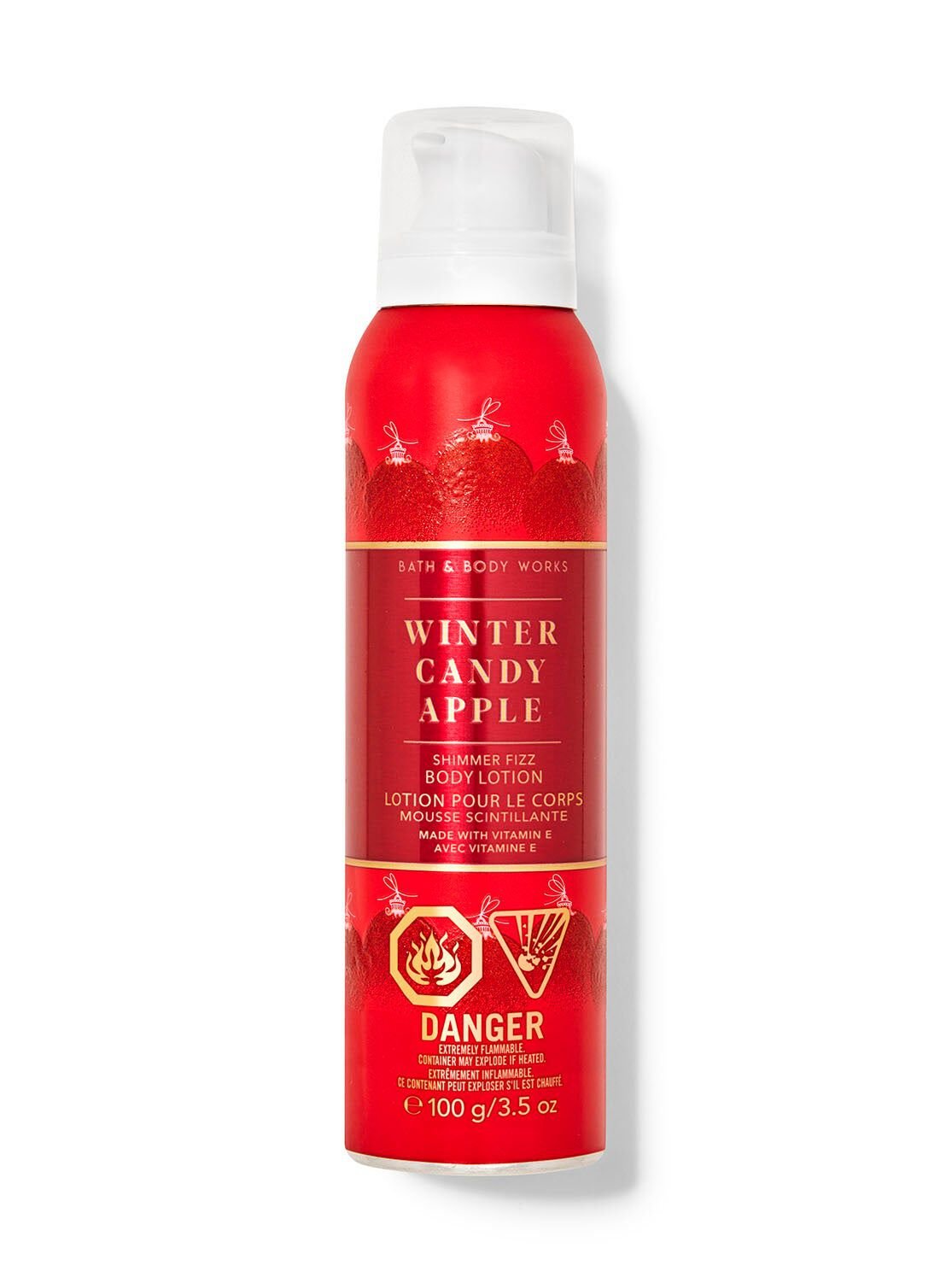 アロマグッズ Bath & Body Works Winter Candy Apple Shop Winter Candy Apple Shimmer Fizz Body Lotion | SG Bath & Body