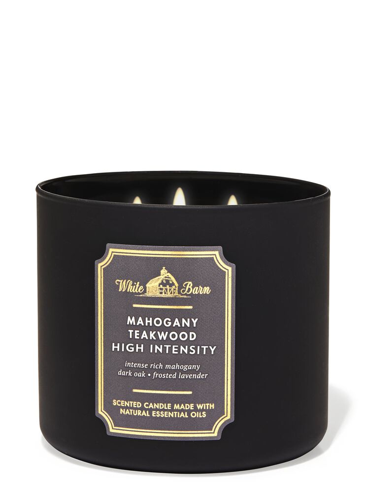Mahogany Teakwood Intense 3-Wick Candle 3-Wick Candle