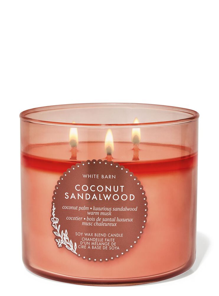 Coconut Sandalwood 3-Wick Candle 3-Wick Candle