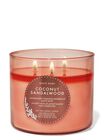 Coconut Sandalwood 3-Wick Candle image number null