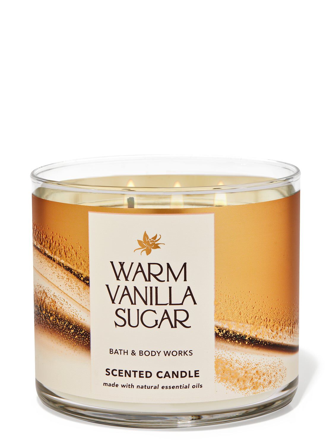 Shop Warm Vanilla Sugar 3-Wick Candle | SG Bath & Body Works