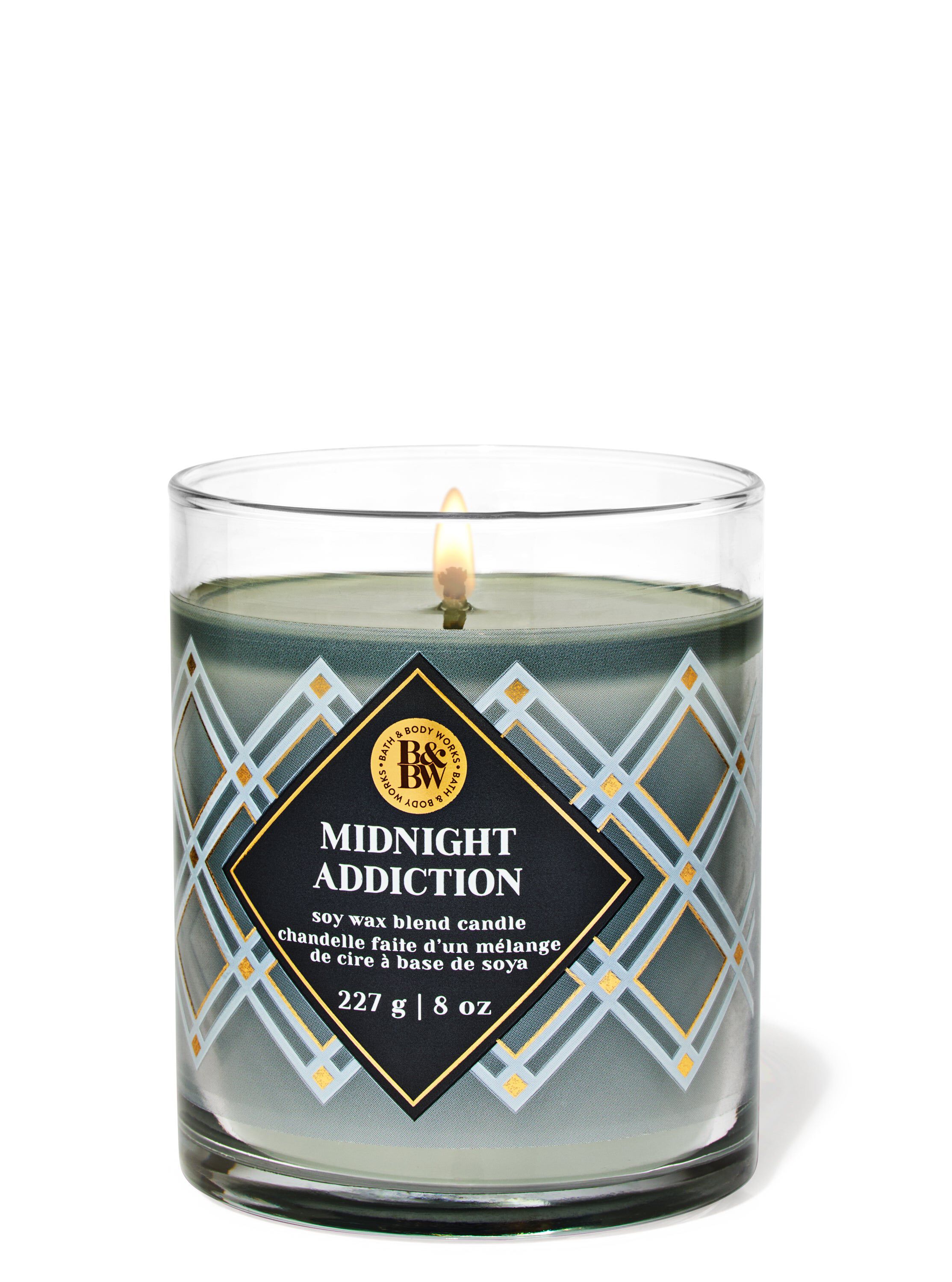 Shop Midnight Addiction Single Wick Candle | Bath & Body Works