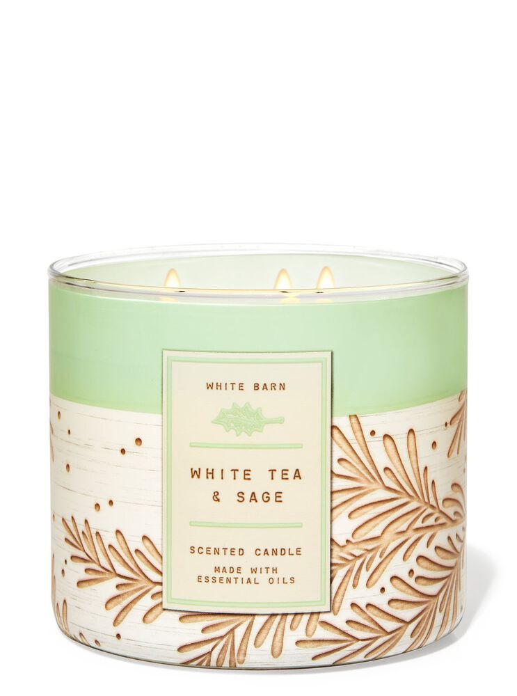 White Tea & Sage 3-Wick Candle 3-Wick Candle