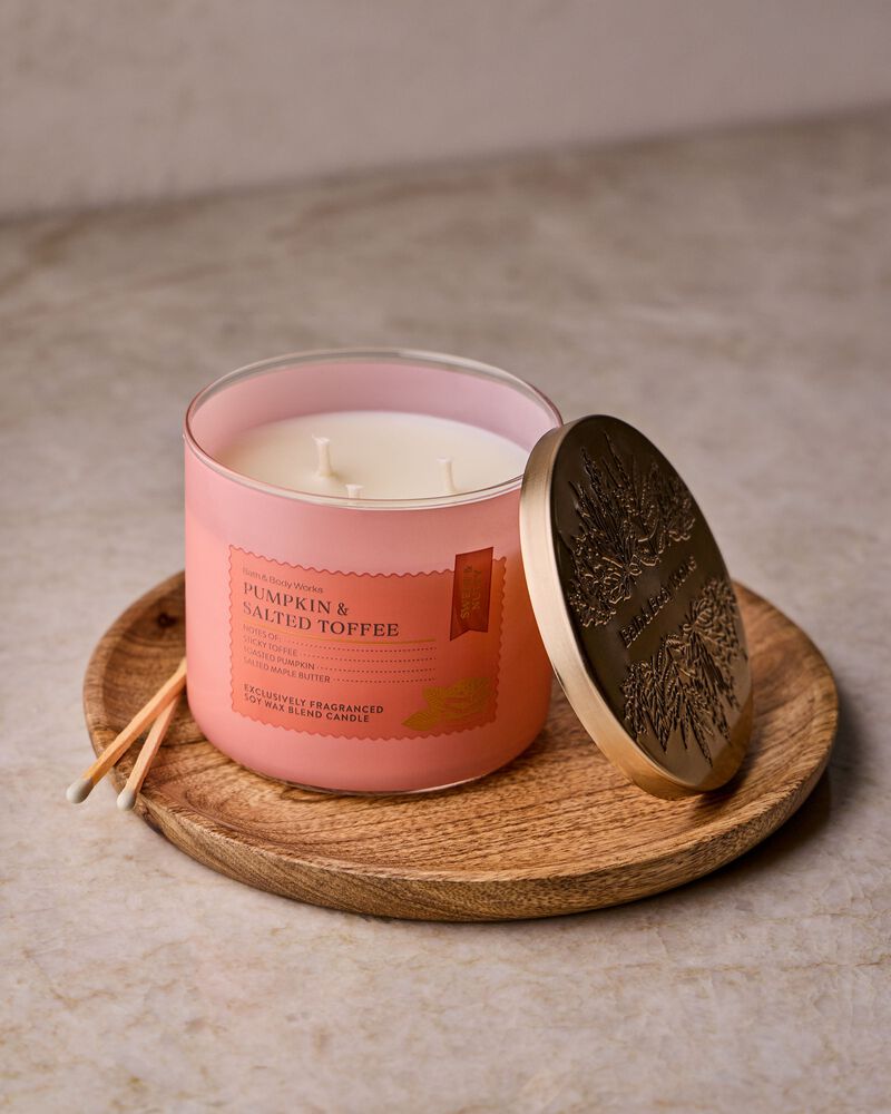 Pumpkin & Salted Toffee 3-Wick Candle 3-Wick Candle