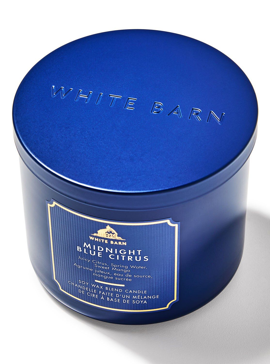 Shop Midnight Blue Citrus 3-Wick Candle | Bath & Body Works Singapore