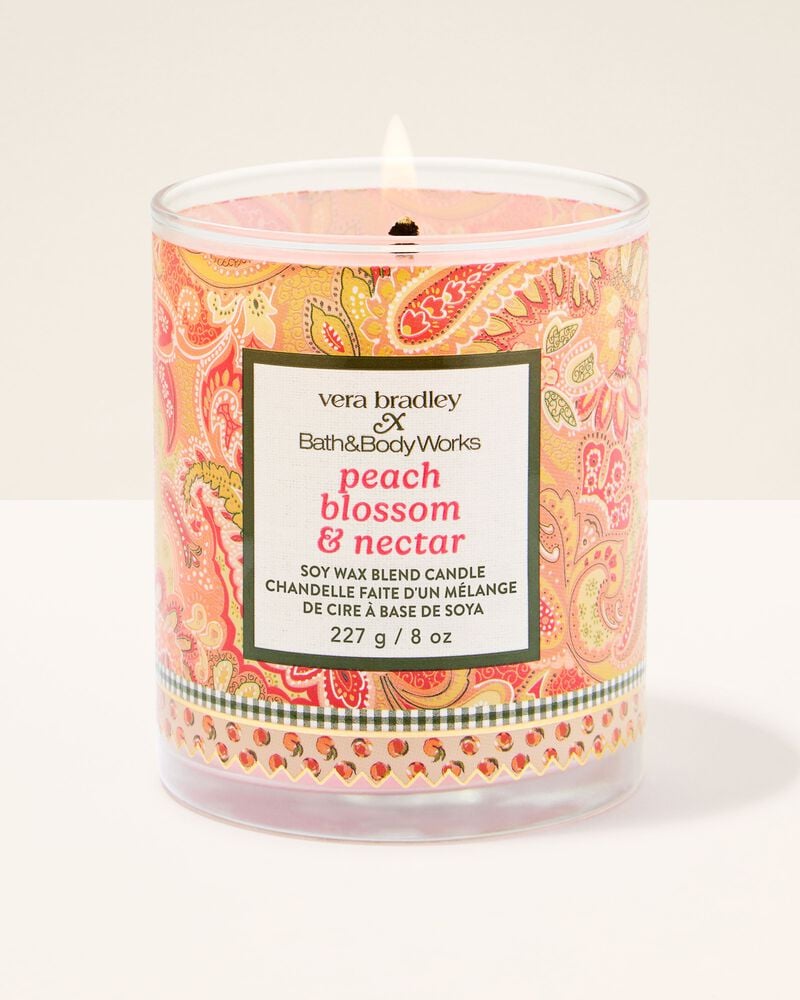 Peach Blossom & Nectar Single Wick Candle Single Wick Candle