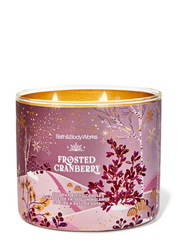 Frosted Cranberry 3-Wick Candle 3-Wick Candle