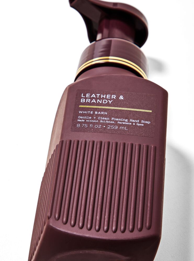 Leather & Brandy Gentle & Clean Foaming Hand Soap Gentle & Clean Foaming Hand Soap