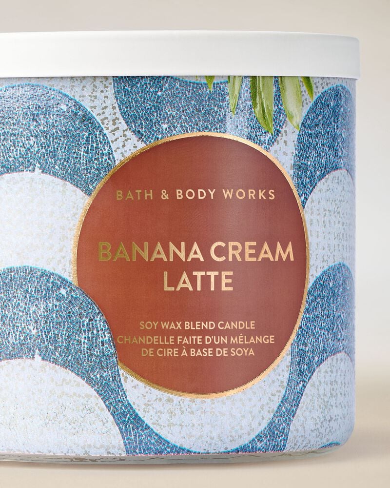 Banana Cream Latte 3-Wick Candle 3-Wick Candle