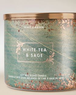 White Tea & Sage 3-Wick Candle image number null