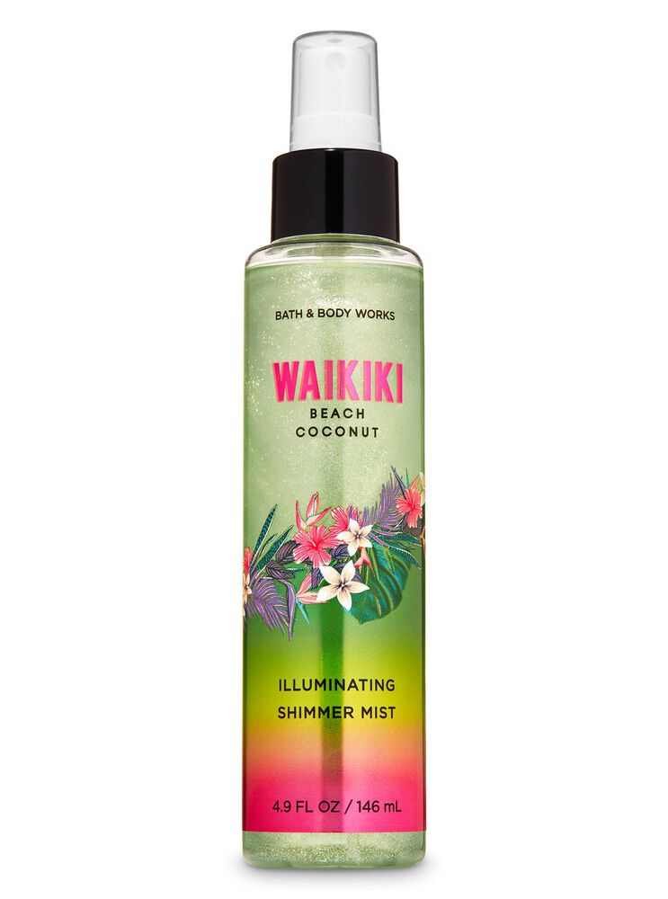 Waikiki Beach Coconut Body Spray & Mist Illuminating Shimmer Mist