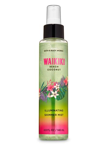 Waikiki Beach Coconut Body Spray & Mist Illuminating Shimmer Mist